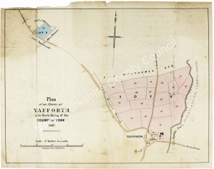 Historic map of Yafforth 1862